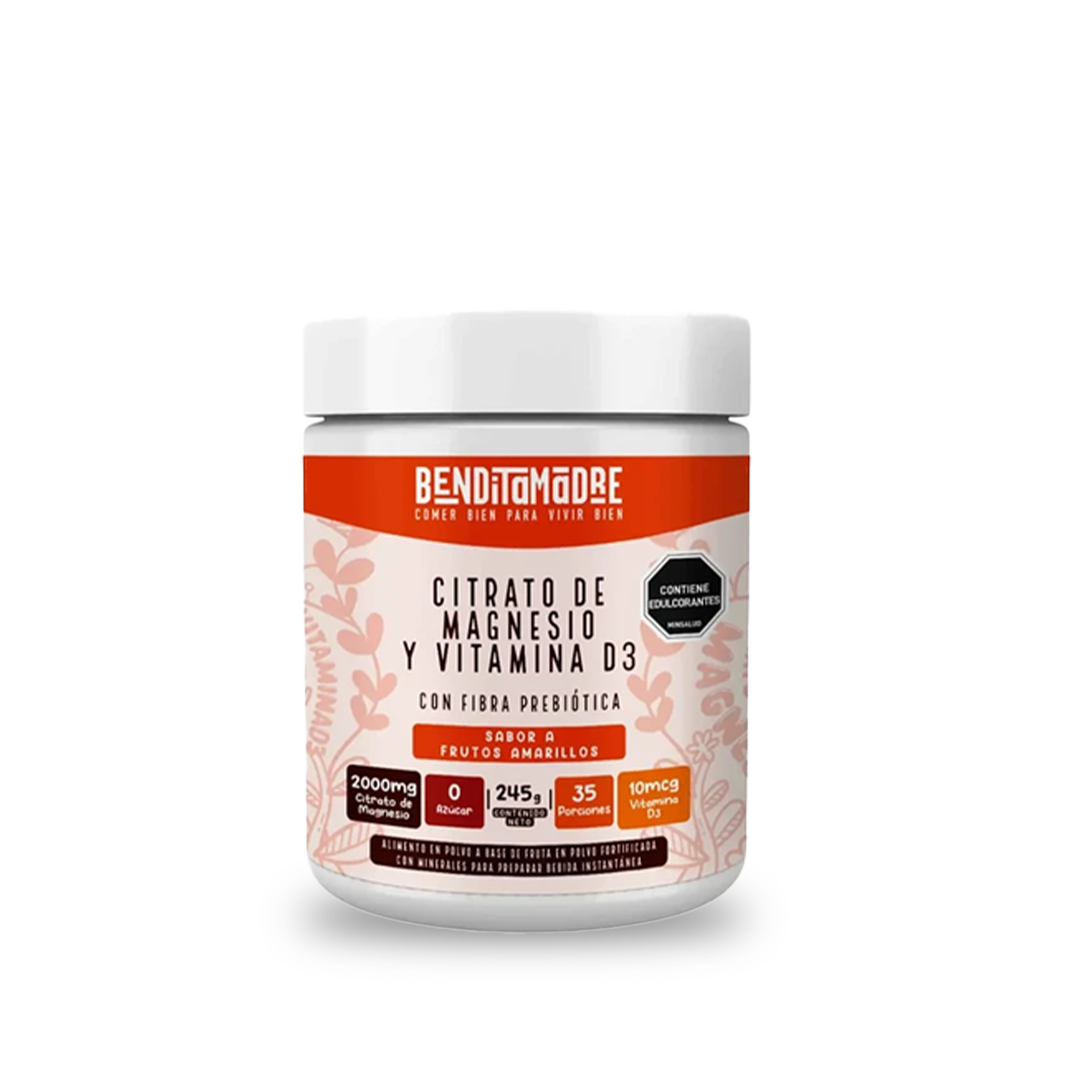 CITRATO DE MAGNESIO Y VITAMINA D3