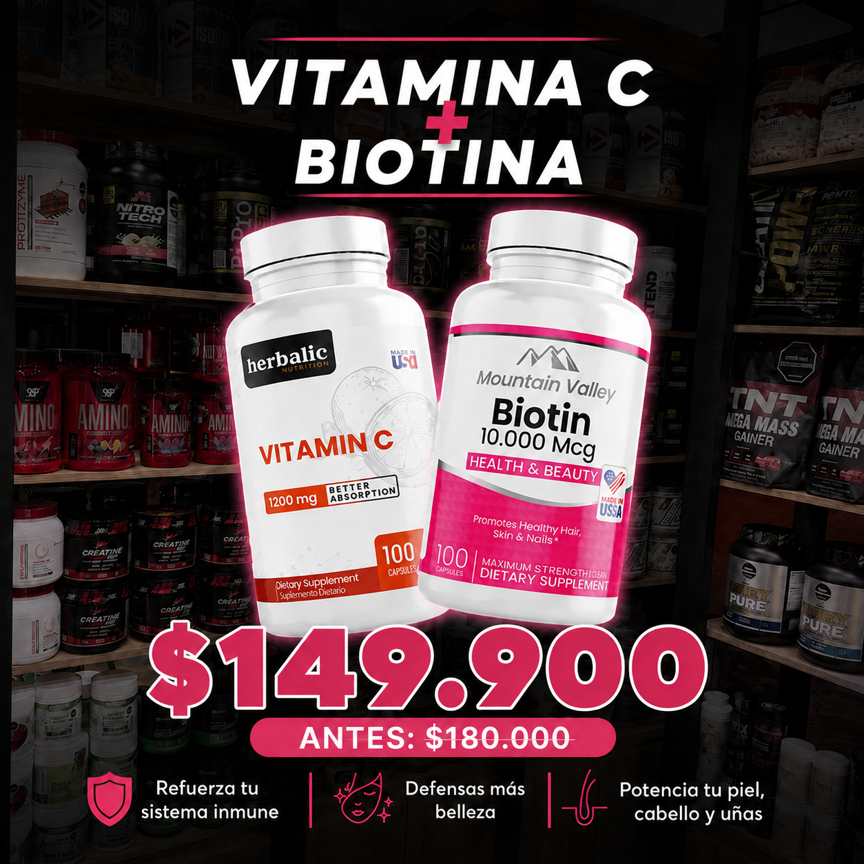 Combo Vitamina