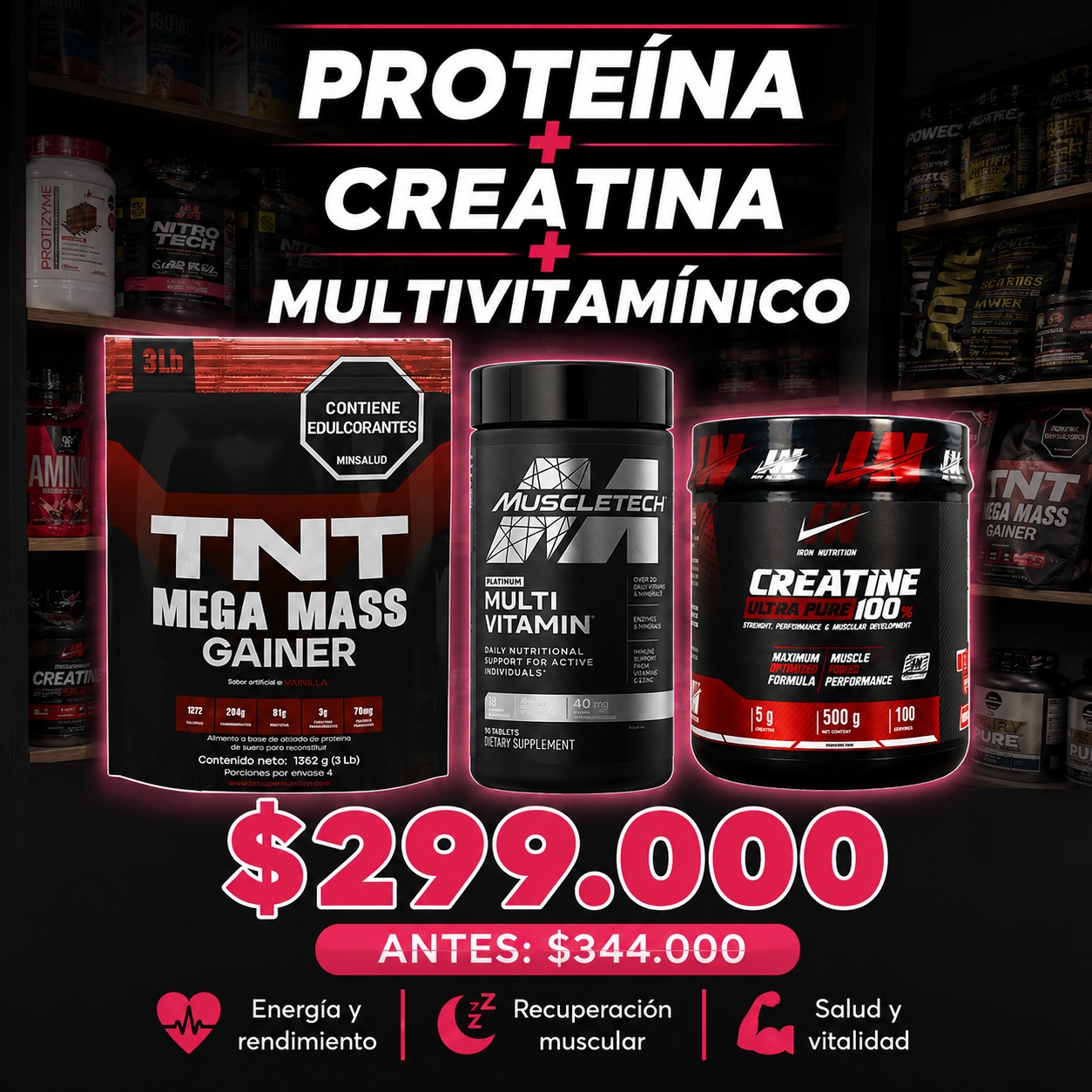 COMBO VOLUMEN EXTREMO