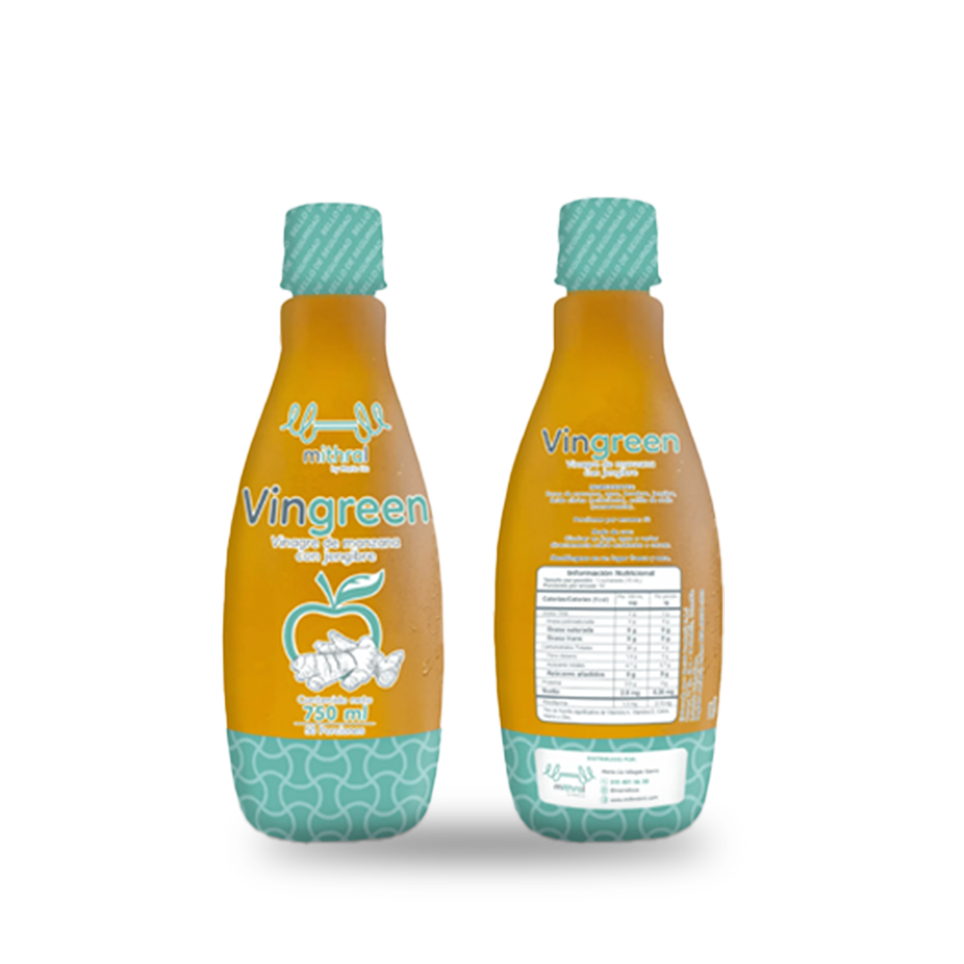 VINAGRE DE MANZANA CON JENGIBRE